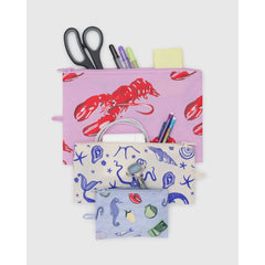 Baggu Toiletry Set - Sea Creatures 