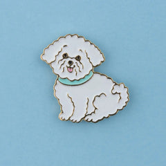 Coucou Suzette Bichon Brooch