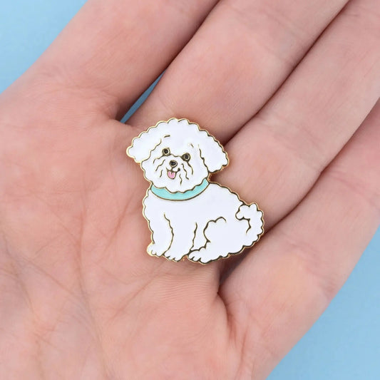 Coucou Suzette Bichon Brooch