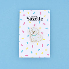 Coucou Suzette Bichon Brooch