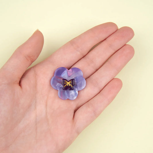 Coucou Suzette Pansy Brooch 