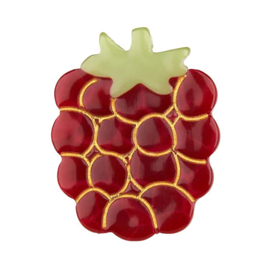 Coucou Suzette Brooch Raspberry 