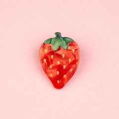 Coucou Suzette Brooch Strawberry 