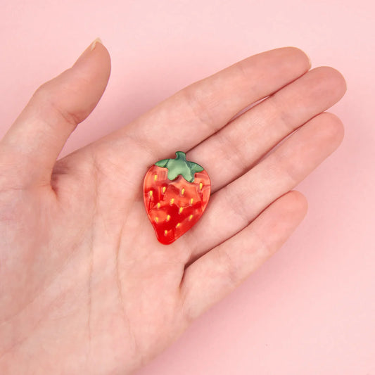 Coucou Suzette Brooch Strawberry 