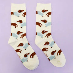Coucou Suzette Socks Chilly Dachshund