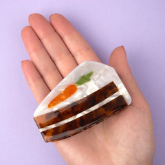 Coucou Suzette Carrot Cake Hair Clip