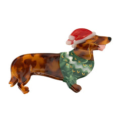 Coucou Suzette Chilly Dachshund Hair Clip