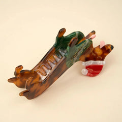 Coucou Suzette Chilly Dachshund Hair Clip