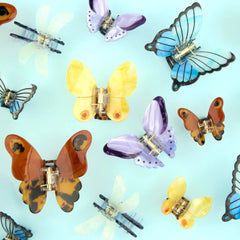 Coucou Suzette Purple Butterfly Hair Clip