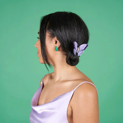 Coucou Suzette Purple Butterfly Hair Clip