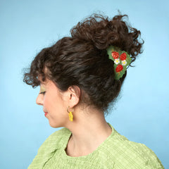 Coucou Suzette Strawberry Plant Hair Clip 