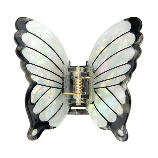 Coucou Suzette Hair Clip White Butterfly 