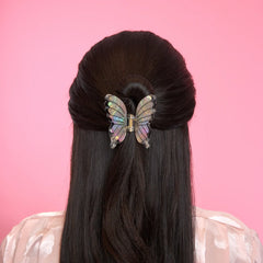 Coucou Suzette Hair Clip White Butterfly 