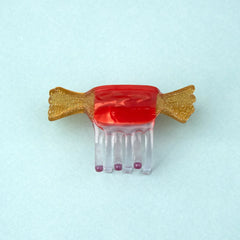 Coucou Suzette Mini Hair Clip Red Candy