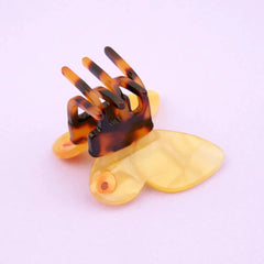 Coucou Suzette Mini Hair Clip Yellow Butterfly