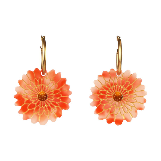 Coucou Suzette Naušnice Dahlia