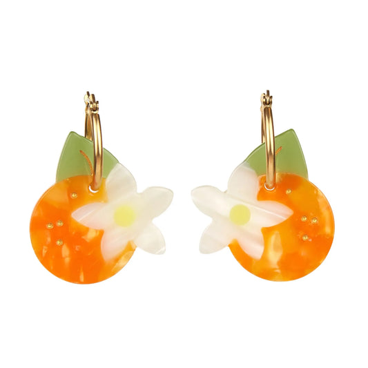 Coucou Suzette Naušnice Orange Blossom