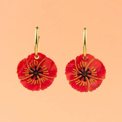 Coucou Suzette Earrings Poppy