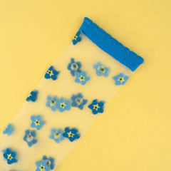 Coucou Suzette Prozirne čarape Forget Me Not