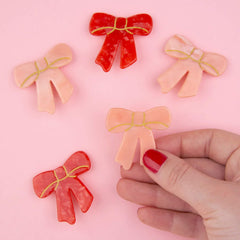 Coucou Suzette Red Bow Hair Clip