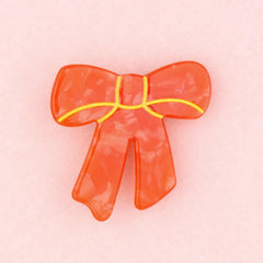 Coucou Suzette Red Bow Hair Clip