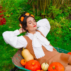 Coucou Suzette Hair clip Pumpkin