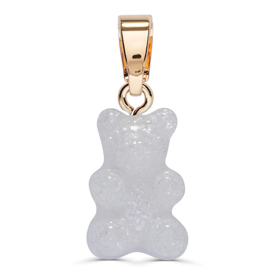 Crystal Haze Nostalgia bear pendant - Glittery