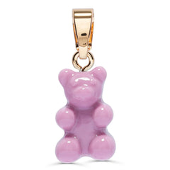 Crystal Haze Nostalgia bear pendant - Mauve Pink