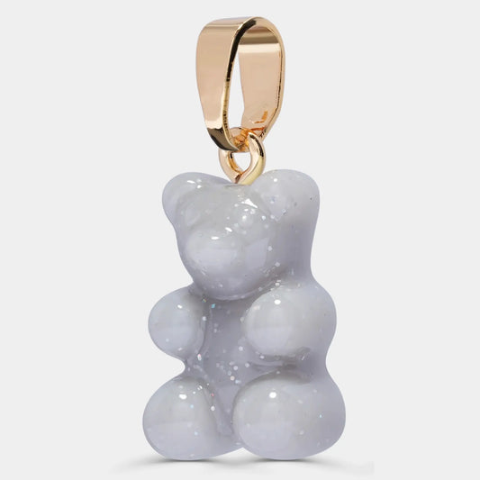 Crystal Haze Nostalgia bear pendant - Steel