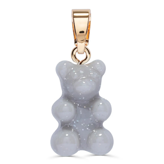 Crystal Haze Nostalgia bear pendant - Steel