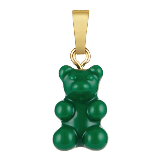 Crystal Haze Nostalgia bear pendant - Vegan