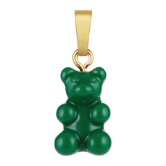 Crystal Haze Nostalgia bear pendant - Vegan