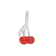 Design Letters Pendant Cherry - silver 