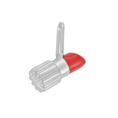 Design Letters Lipstick Pendant - silver