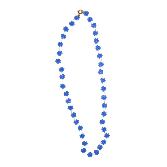 Labro Necklace Fiori - Blue