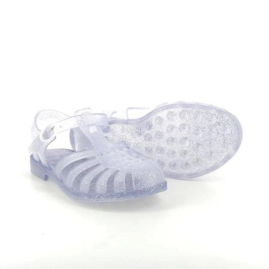 Meduse Jelly sandale za vodu - Silver Glitter Mat