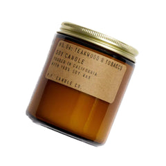 PF Candle Co. Scented candle Teakwood &amp; Tobacco (204 g)