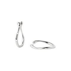 PDPAOLA Air mini earrings - silver