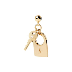 PDPAOLA Charm pendant Padlock &amp; key 