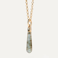 PDPAOLA Drop large pendant - Labradorite