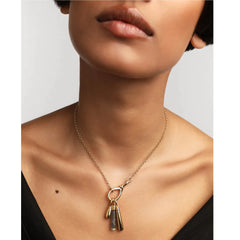 PDPAOLA Drop large pendant - Labradorite