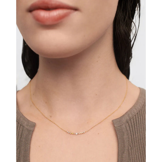 PDPAOLA Lotus necklace 