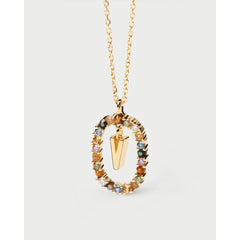 PDPAOLA Letter necklace 