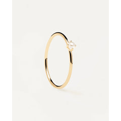 PDPAOLA Solitaire Pearl Ring 