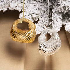 Vondels Pine decoration Pink Champagne