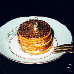 Vondels Waffle Pine Cone Ornament