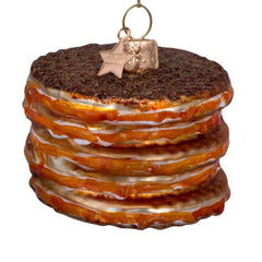 Vondels Waffle Pine Cone Ornament