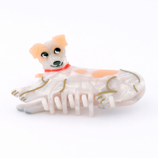 Coucou Suzette Hair clip Jack Russel