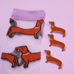 Coucou Suzette Brooch Dachshund