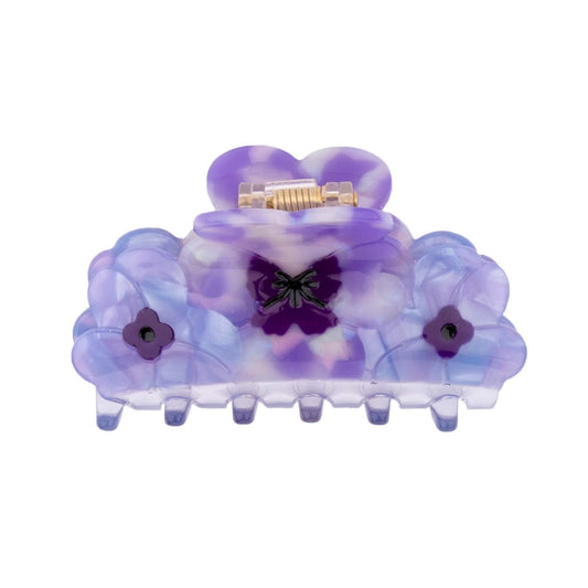 Coucou Suzette Three Pansies hair clip